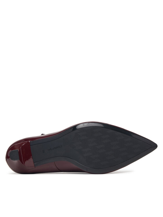KARL LAGERFELD KARL LAGERFELD Lodičky Sienna KL32708R Bordó
