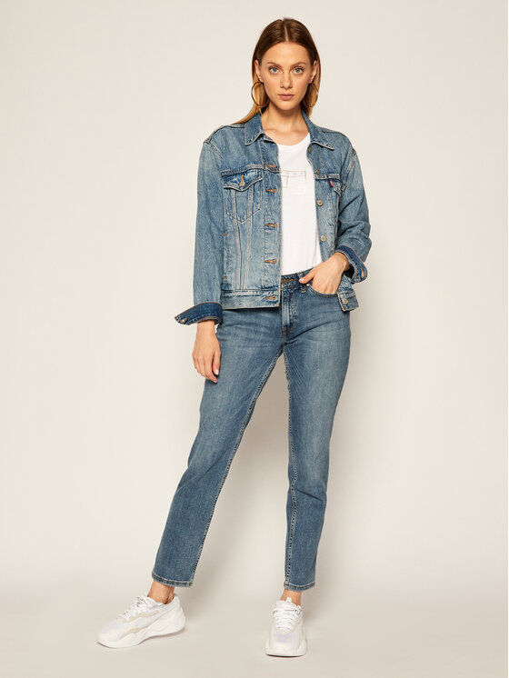 Tommy Jeans T-Shirt Tjw Metallic Outline Flag DW0DW08473 Bílá Regular Fit •  Modivo.cz
