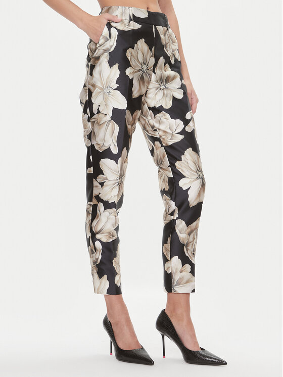 Babylon Pantaloni di tessuto T_S00531 Multicolore Regular Fit, taglia : 44