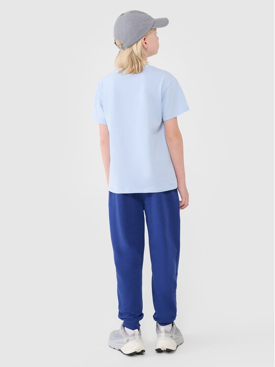 4F 4F Pantaloni da tuta 4FJWSS25TTROM1112-36S Blu Regular Fit