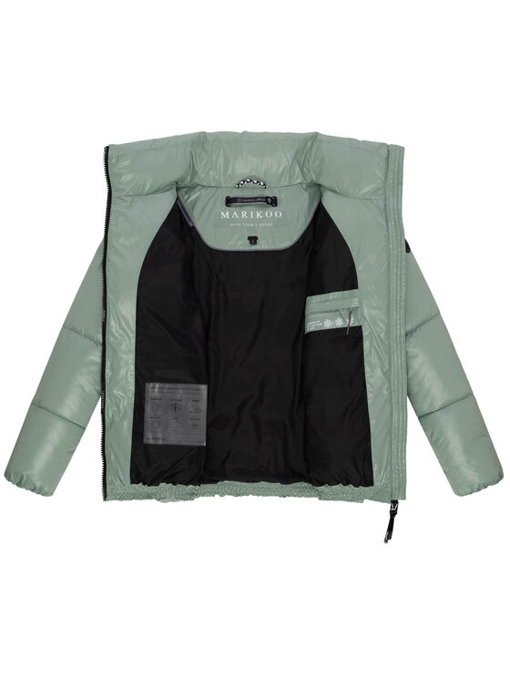 Marikoo Marikoo Kurtka zimowa Hazalee Zielony Regular Fit
