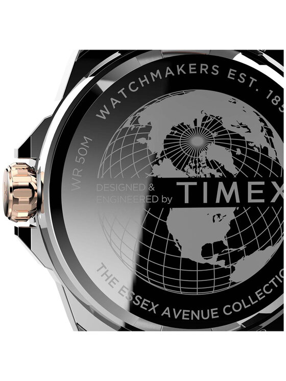 Timex Timex Zegarek TW2V43100 Różowe złoto