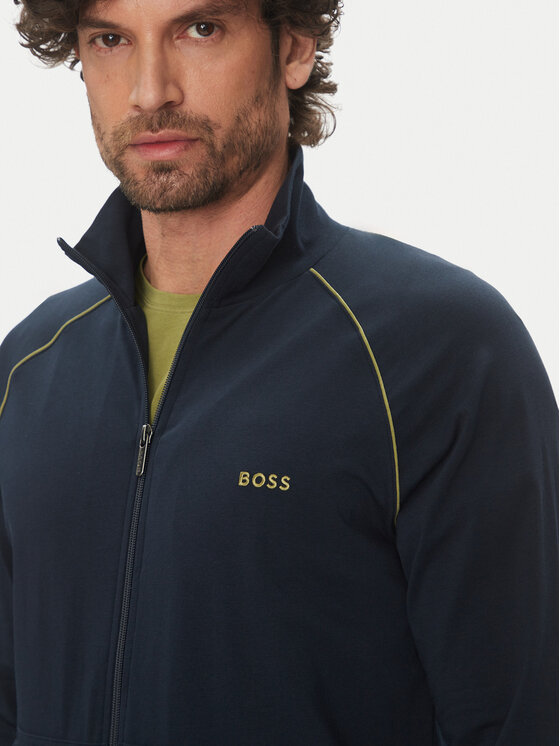 BOSS BOSS Majica dugih rukava Mix&Match 50515307 Tamnoplava Regular Fit