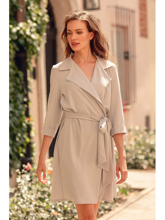 FIGL FIGL Vestito da giorno M680 Grigio Regular Fit
