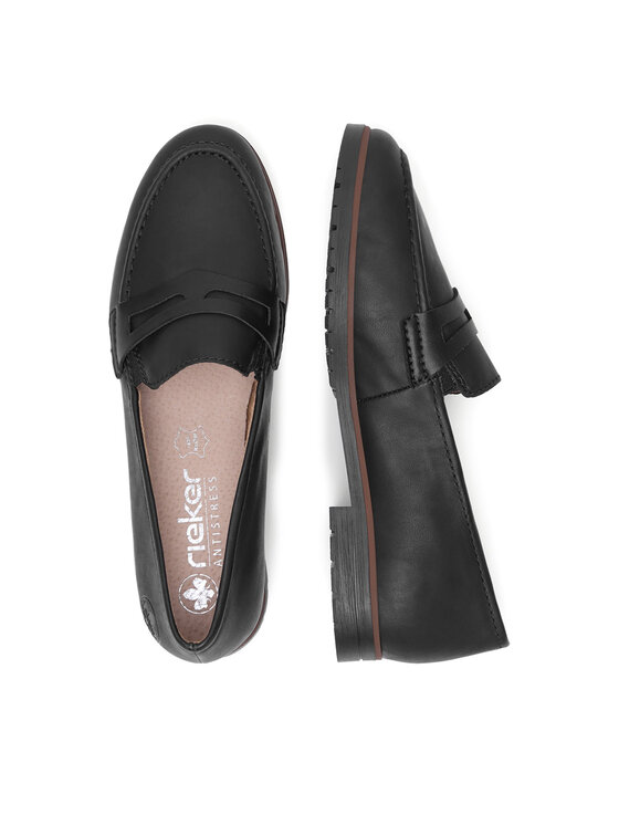 Rieker Rieker Mocasini 45300-00 Negru