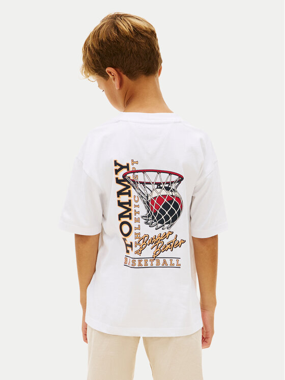 Tommy Hilfiger Tommy Hilfiger T-Shirt KB0KB10194 Bílá Regular Fit