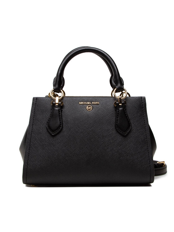 Michael kors black satchel bag best sale