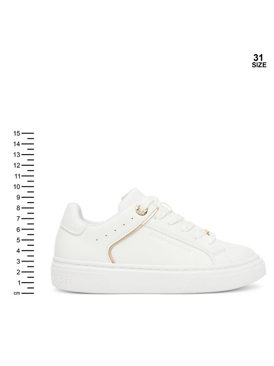 Tommy Hilfiger Tommy Hilfiger Tossud Low Cut Lace Up Sneaker T3A9-33982-1355 S Valge