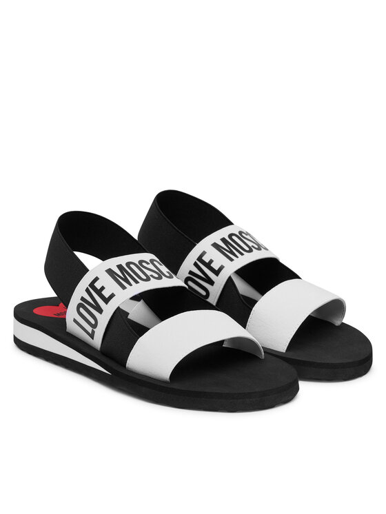 LOVE MOSCHINO LOVE MOSCHINO Sandały JA16033G0MJN410A Biały