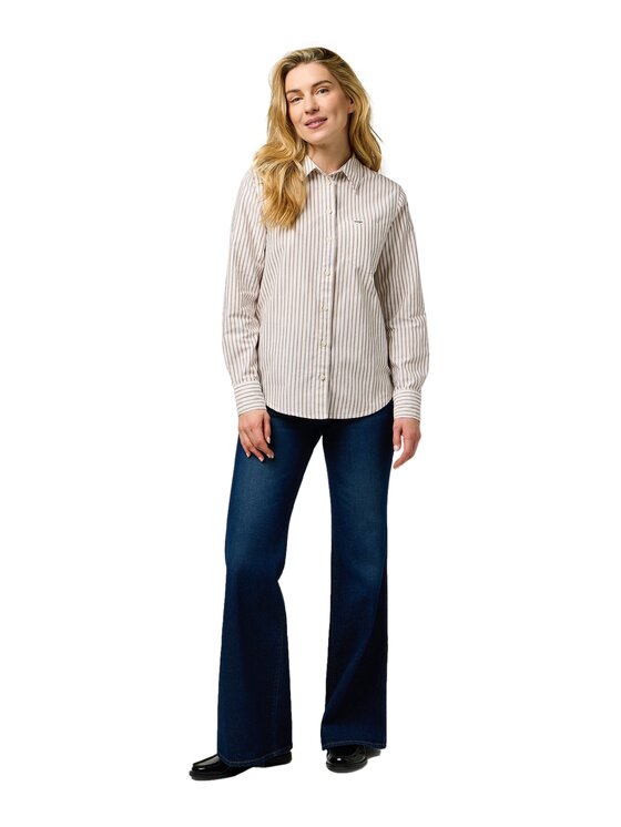Wrangler Wrangler Camicia 112370777 Beige Regular Fit