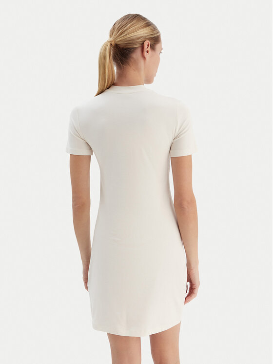 Guess Guess Každodenní šaty V4YK02 KCDH1 Écru Regular Fit