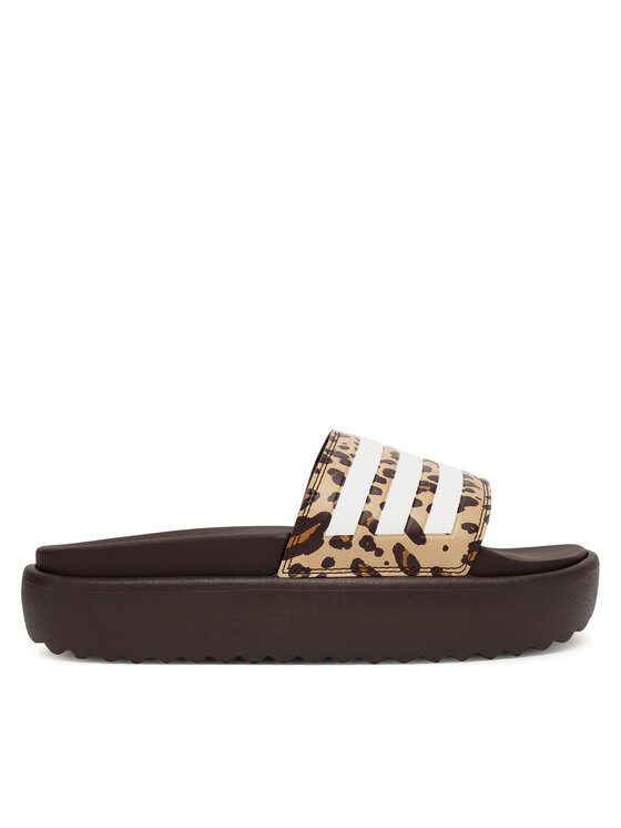adidas adidas Nazouváky adilette Platform Slides JR9234 Hnědá