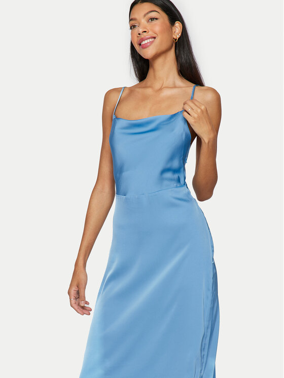 Vila Vila Abito da cocktail Ravenna 14085601 Blu Regular Fit