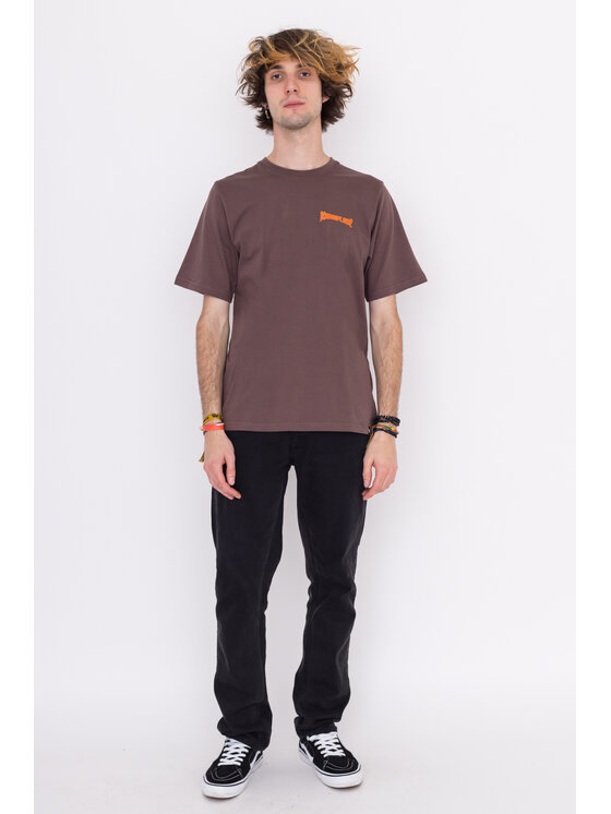 Kamuflage Kamuflage T-Shirt Wet Treasure Brązowy Relaxed Fit