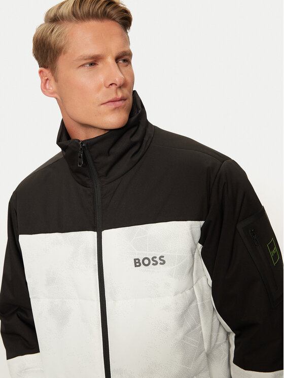 BOSS BOSS Prehodna jakna J_Hamar 4 50522668 Bela Regular Fit