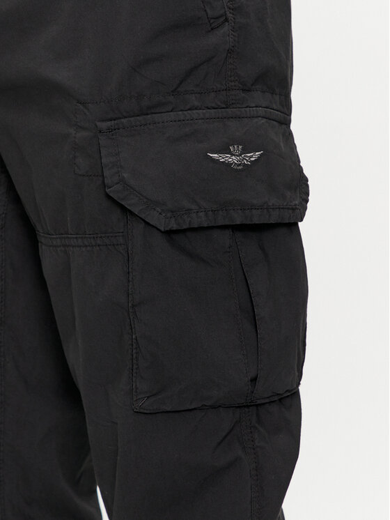 Aeronautica Militare Aeronautica Militare Medžiaginės kelnės 241PA1578CT3244 Pilka Regular Fit