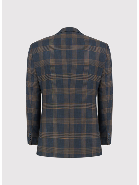 Pako Lorente Pako Lorente Marynarka P26WF-3X-015 Granatowy Slim Fit