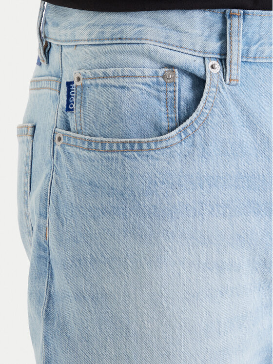 HUGO HUGO Jeans hlače Ash 50555954 Modra Slim Fit