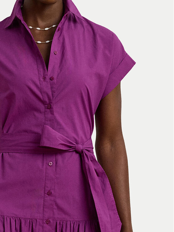 LAUREN RALPH LAUREN LAUREN RALPH LAUREN Haljina košulja 200970821001 Ljubičasta Regular Fit