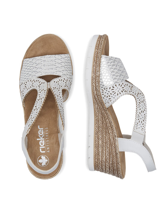 Rieker Rieker Sandali 61916-80 Bianco