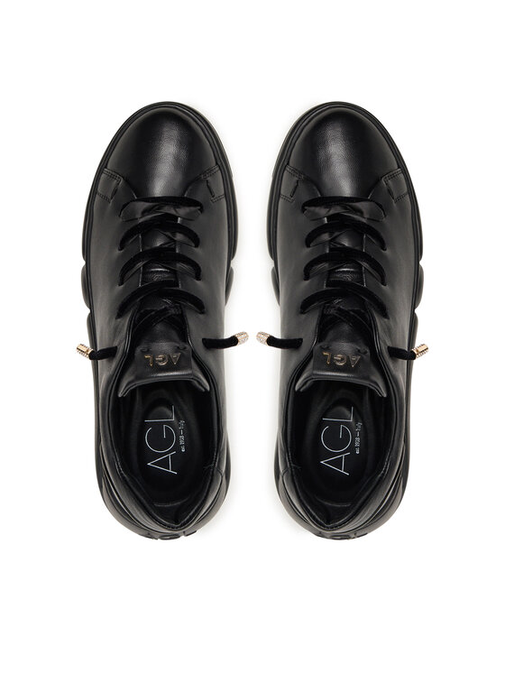 AGL AGL Sneakersy Sheila Vel Vet D938056PGKA0761013 Czarny