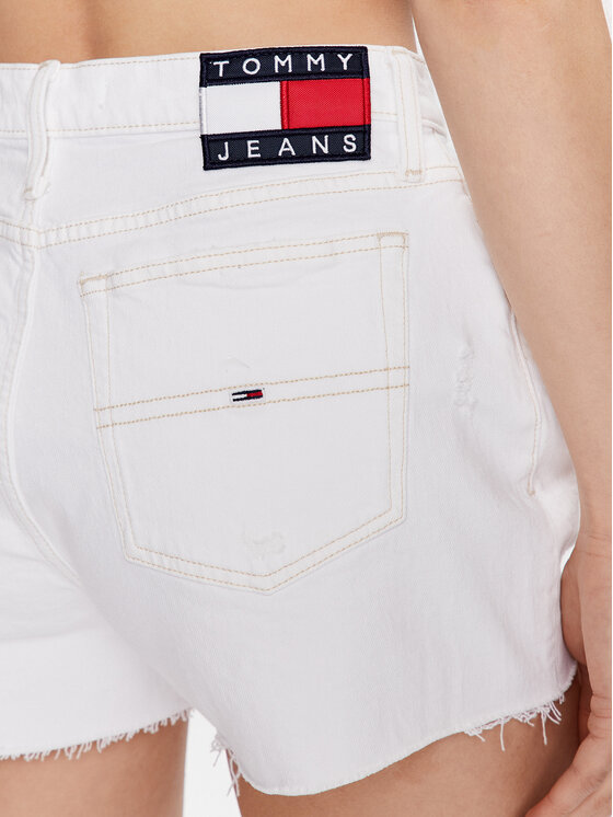 Tommy Jeans Tommy Jeans Pantaloni scurți de blugi DW0DW15611 Alb Regular Fit