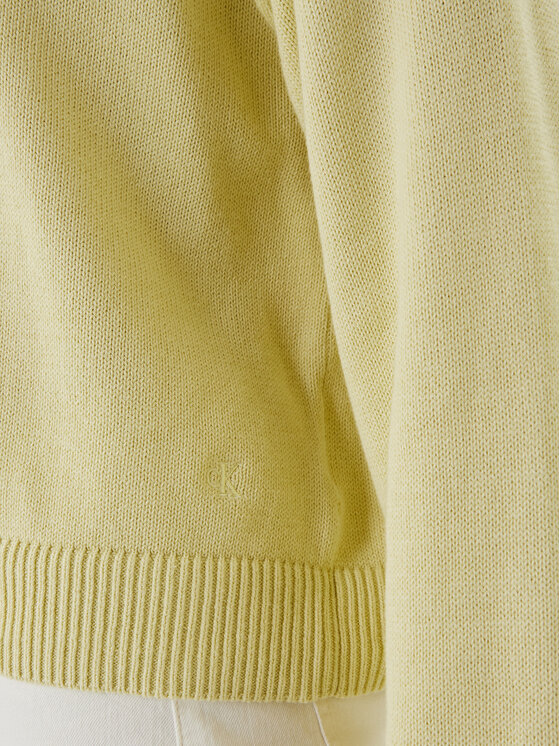 Calvin Klein Calvin Klein Pullover LV047D305G Gelb Relaxed Fit