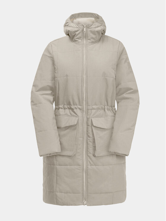 Jack Wolfskin Jack Wolfskin Зимно яке White Frost Parka 1207361 Сив Regular Fit