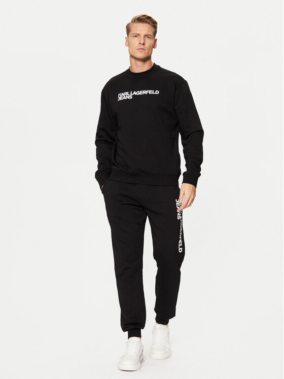 Karl Lagerfeld Jeans Karl Lagerfeld Jeans Μπλούζα A1M20001 Μαύρο Regular Fit