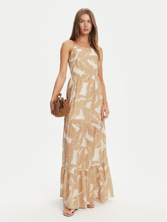 Gaudi Gaudi Літня сукня 511FD15021 Бежевий Regular Fit