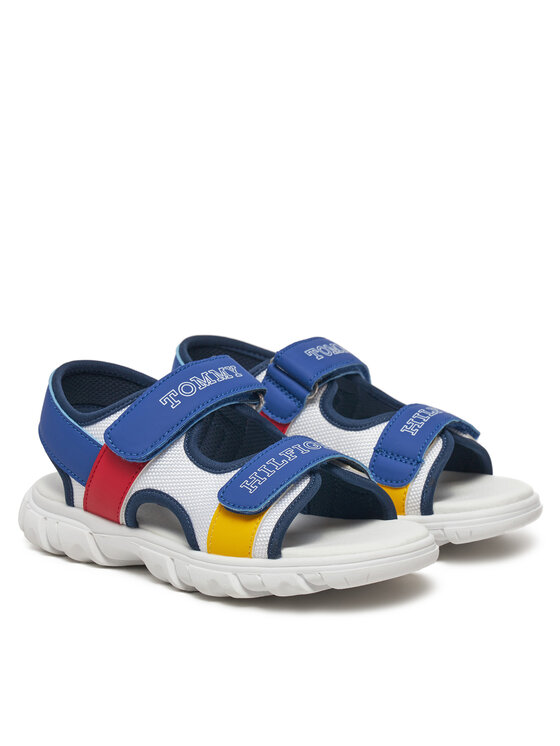 Tommy Hilfiger Tommy Hilfiger Sandały Velcro Sandal T1B2-33897-1591 S Kolorowy