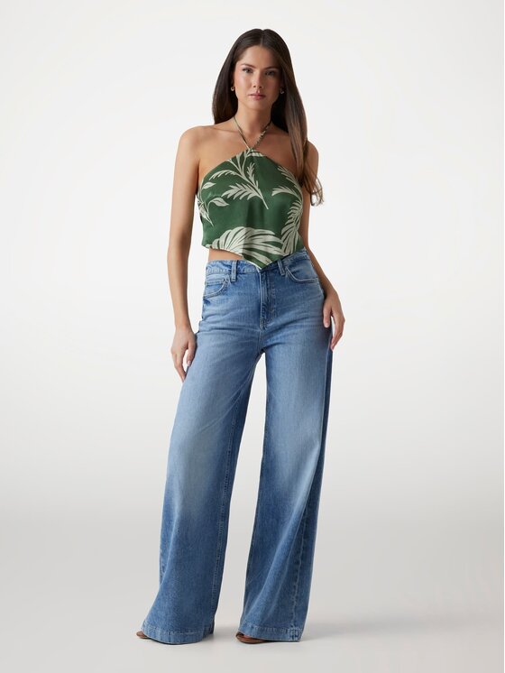 Guess Guess Top 175495 Zelená Classic Fit