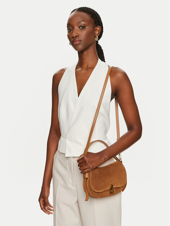 Coccinelle Coccinelle Torebka PQS Coccinellemagie Suede E1 PQS 58 01 01 Brązowy