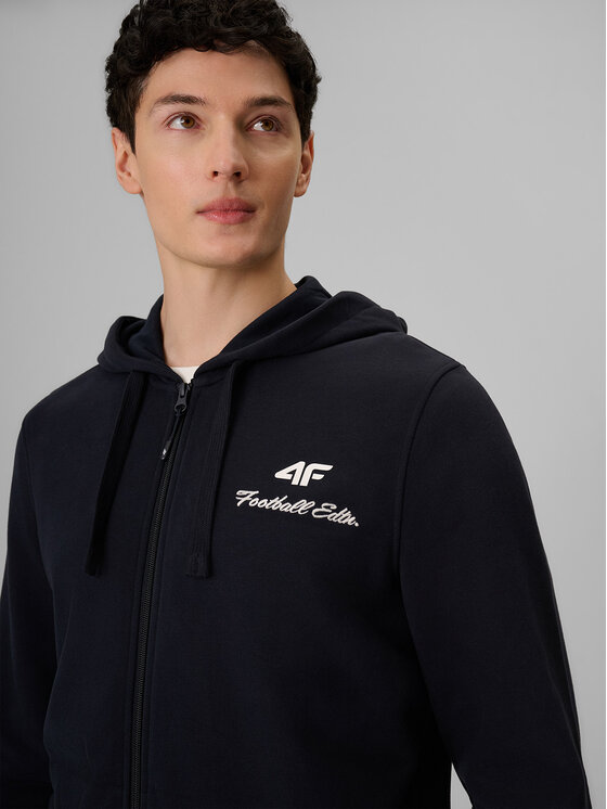 4F 4F Bluza PLAYER Granatowy Regular Fit