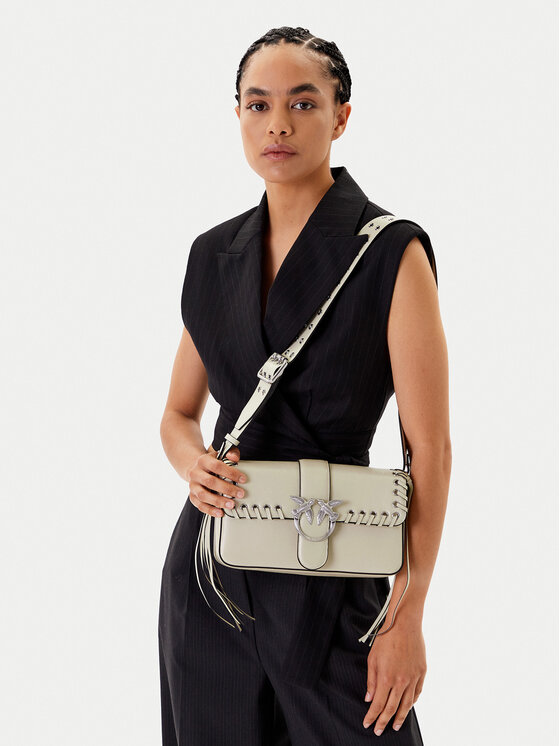 PINKO PINKO Τσάντα Love One Classic Slouchy Fl PE 25 PLTT 104524 A28D Μπεζ