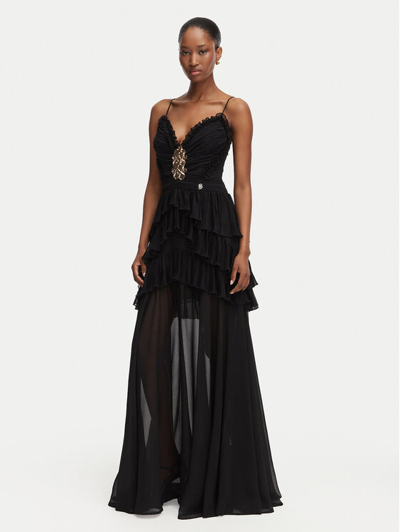 Babylon Rochie de seară W S00924 Negru Regular Fit