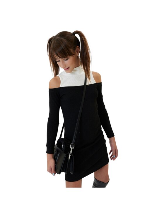 Monnalisa Monnalisa Vestito q-bab-67793 Nero Regular Fit