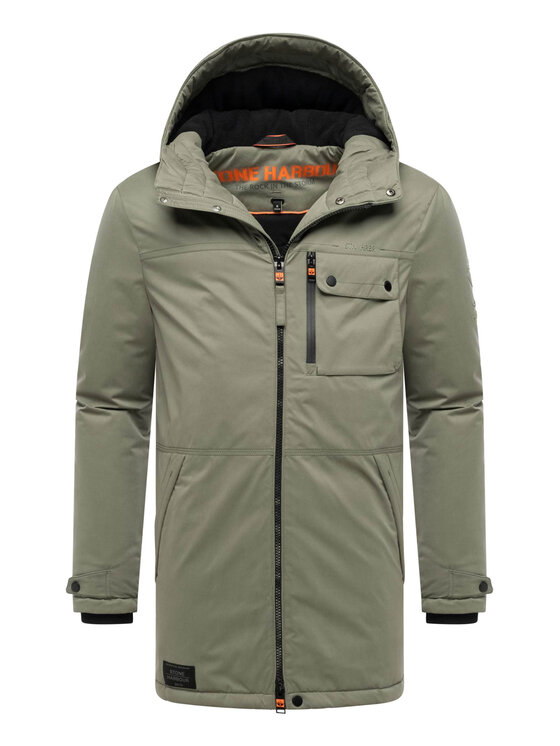 Stone Harbour Stone Harbour Kurtka zimowa Fintaan Zielony Regular Fit
