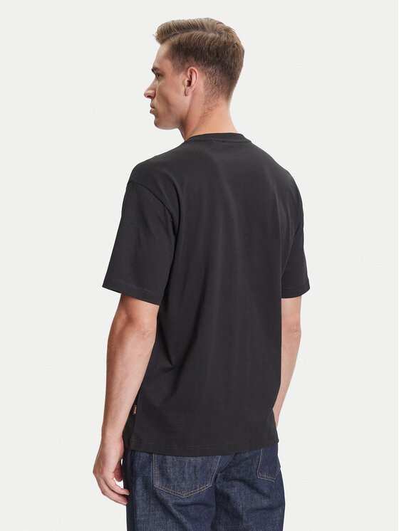 BOSS BOSS Tricou Te_Wagon 50546958 Negru Relaxed Fit
