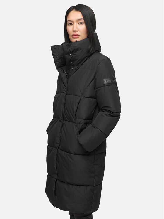 Navahoo Navahoo Kurtka zimowa Wolkenkuss Czarny Regular Fit
