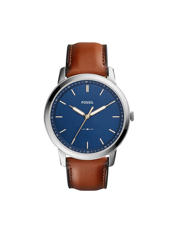 Fossil Fossil Hodinky The Minimalist 3H FS5304 Hnědá