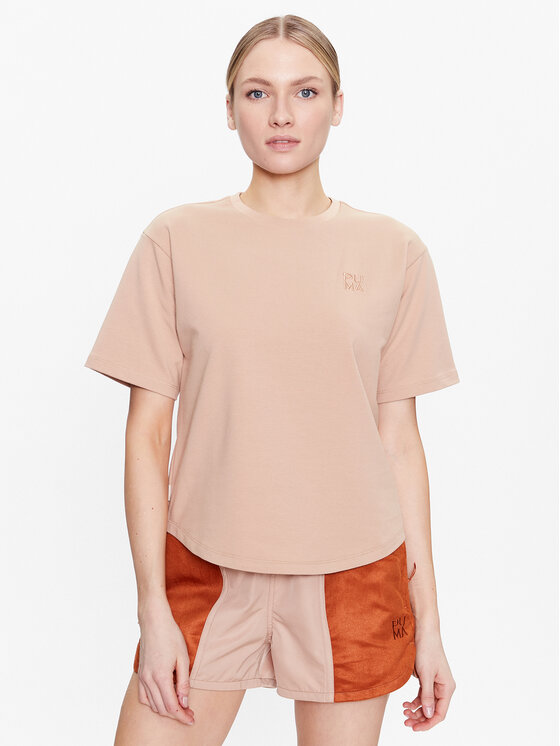 Puma Puma Majica Infuse 538348 Bež Relaxed Fit