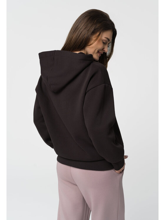 Volcano Volcano Bluza B-CALIS Brązowy Regular Fit