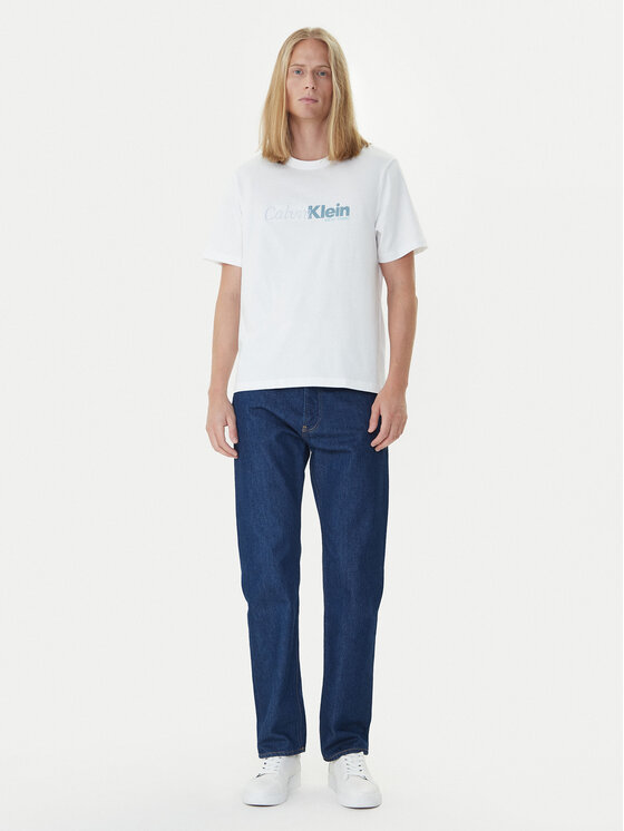 Calvin Klein Calvin Klein T-Shirt LV04RD822G Biały Regular Fit