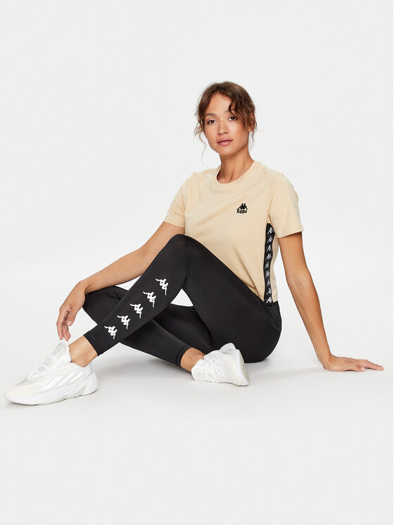 Kappa Kappa T-shirt 313021 Bež Relaxed Fit
