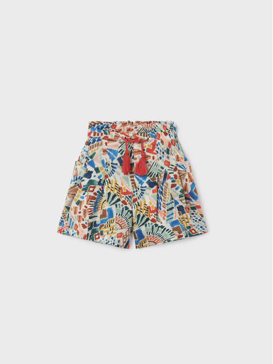 Mayoral Mayoral Pantaloncini di tessuto 6907 Multicolore