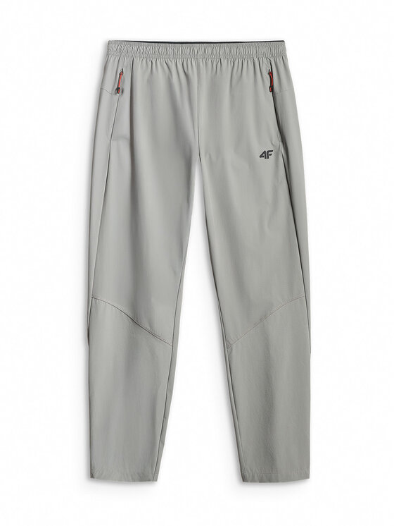 4F 4F Spodnie outdoor TREKKING Szary Regular Fit