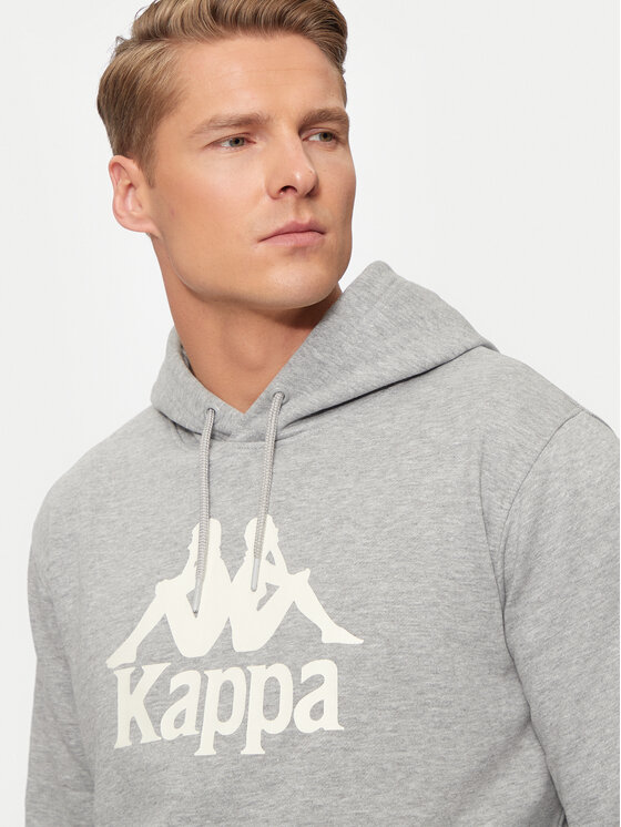 Kappa Kappa Mikina Malmo 3 Auth Kontemporary 341M43W Šedá Regular Fit