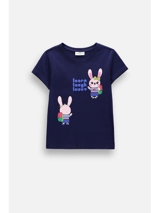 Coccodrillo Coccodrillo T-Shirt ZC6143205AGK-015 Granatowy Regular Fit