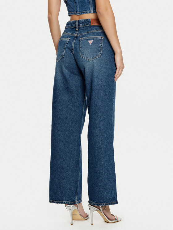 Guess Jeans Guess Jeans Jeansy W5RA0Y D5M42 Granatowy Regular Fit